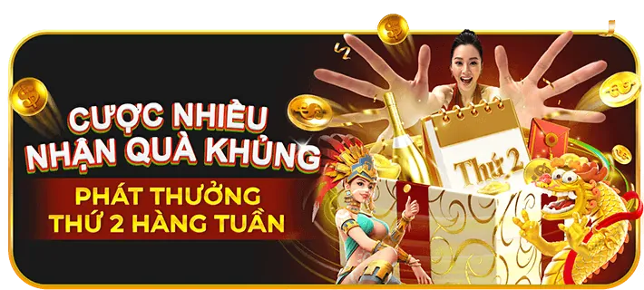 Thưởng nạp lại hàng tuần tại 33win33